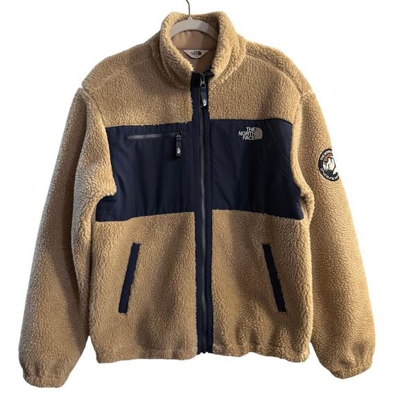 THE NORTH FACE ARCATA JACKET Boa Korea White Label Fleece Tan Men’s Size Large - Picture 1 of 10